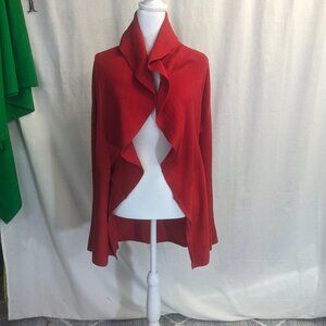 Allison Brittney Size Large Red Cardigan